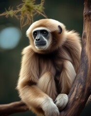 Obraz premium close up of a gibbon