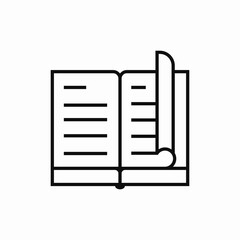 book education icon sign vector