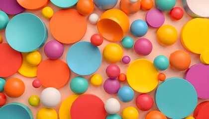 Radiant 3D Colorful Patterns.