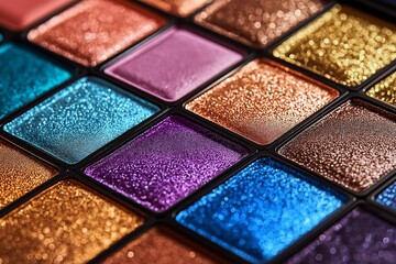 Fototapeta premium eye shadow palette, product photography