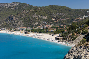 Turkey. Oludeniz. View of the coast and the beach.