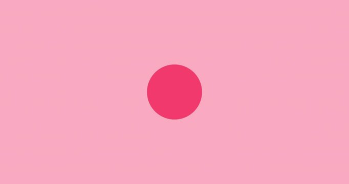 Abstract loop geometric animation with circle. Simple loop animation for transition, loader, intro or outro.