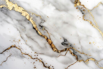 white marble background with golden line