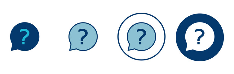 Question Icon vector isolated on white background. Question mark sign. help icon. Faq