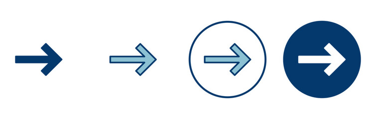 Arrow icon vector isolated on white background. Arrow symbol. Arrow vector icon