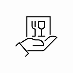 food package care icon sign vector