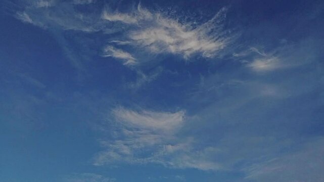 Amazing Beautiful Blue Sky Timelapse