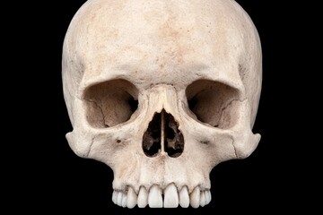 Fototapeta premium Close-up view of a human skull