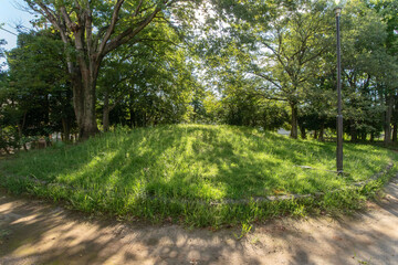 千葉県我孫子市白山3丁目、根戸古墳公園