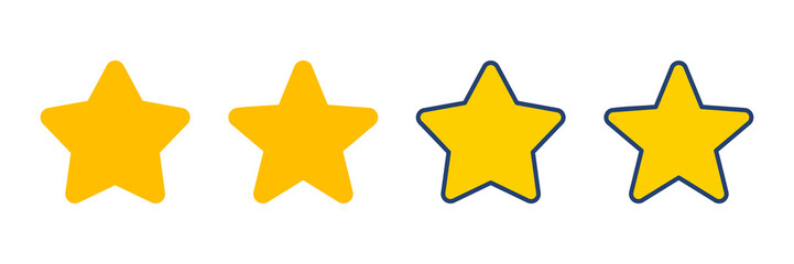 Star Icon vector. rating icon vector. favourite star icon