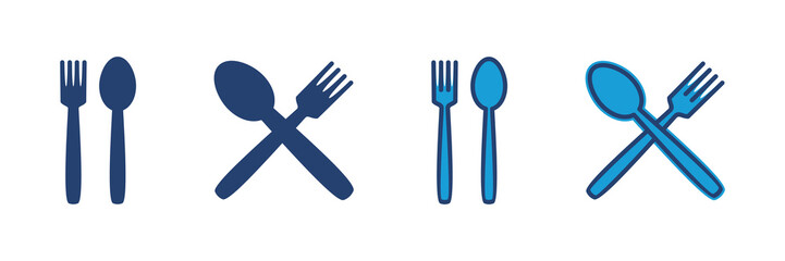 spoon and fork icon vector. spoon, fork and knife icon vector. restaurant icon