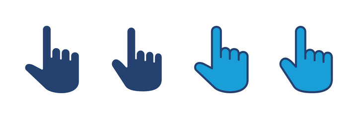 Hand icon vector. hand vector icon, palm