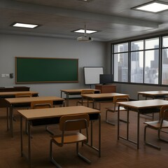 classroom in school