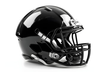 Naklejka premium American Football Helmet Isolated on White Background – Professional Sports Gear for American Football, Perfect for Team Sports, Competitions, Game Day, and Sports Advertising