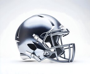 Naklejka premium American Football Helmet Isolated on White Background – Professional Sports Gear for American Football, Perfect for Team Sports, Competitions, Game Day, and Sports Advertising