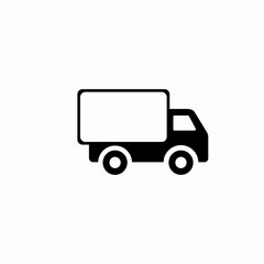 lorry delivery truck icon sign vector