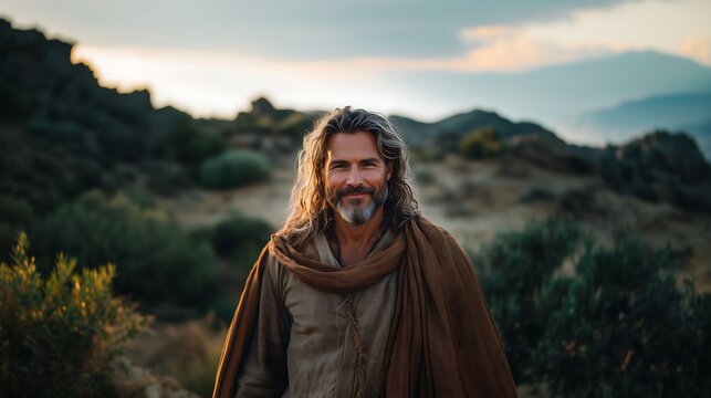 The Prophet Elijah, the biblical character from the old testament who confronted King Ahab and Queen Jezebel, servant of God who defeated Baal