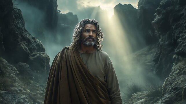 Peofeta Elias; The Prophet Elijah, the biblical character from the old testament who confronted King Ahab and Queen Jezebel, servant of God who defeated Baal on Mount Carmel