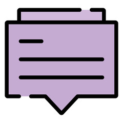 chat bubble icon