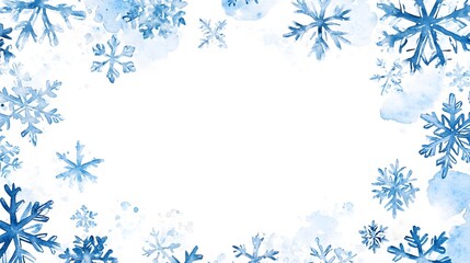 christmas background with snowflakes