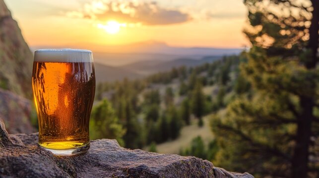 Beer in Wilderness in Boulder Colorado