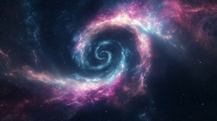 Fototapeta premium Galactic wormhole visualization representation of rock song by band Tool, based on the Fibonacci Sequence, trippy, mathematical, mindblowing, hypnotic.