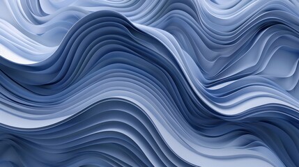 Abstract Blue Waves