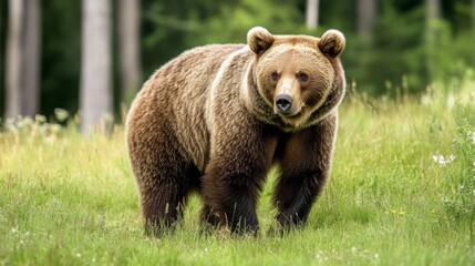 Fototapeta premium Eurasian brown bear - Ursus arctos arctos