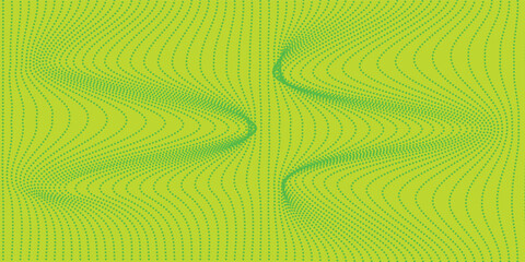 Dots halftone yellow green color pattern gradient texture background.