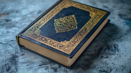 Fototapeta premium Quran holy book isolated on white background. Holy Quran (Koran) is the holy book of muslim.