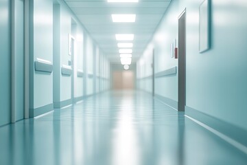 Abstract blur hospital clinic medical interior background stock photo Office, Backgrounds, Medical Clinic, Defocused, Hospital, ai
