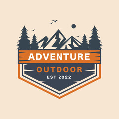 Modern Adventure Outdoor Logo Design