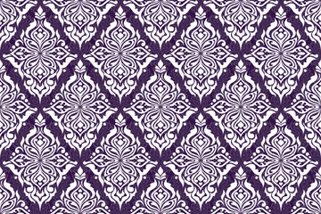 Damask geometric pattern, Ethnic ikat seamless pattern, African style, Abstract vector, Chevron embroidery, Paisley embroidery, Navajo pattern, Aztec and tribal motifs, Vector hand drawn style.