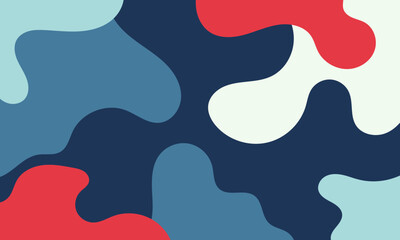 seamless pattern with blue and yellow waves