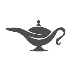 Magic lamp logo icon design