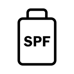 Sun Protection Icon, Simple Icon Vector Design, best used for presentation, application, web and banner