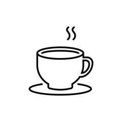 a glass or a cup of coffee or tea Icon