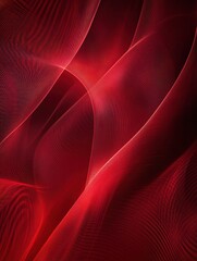 Abstract Red Swirling Lines Background