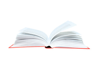 PNG,An open book, isolated on white background