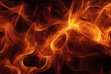 Abstract Blaze Fire Flame Texture Background, ai