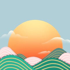 추석,설날,일러스트