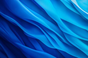 Fototapeta premium Abstract blue gradient background with shades of blue transitioning smoothly, creating a flowing and dynamic effect. The image represents a serene, calming and tranquil atmosphere. Perfect for website