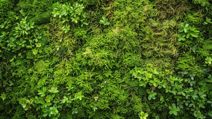 Green Moss and Plants Texture