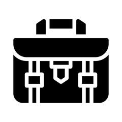 travel glyph icon