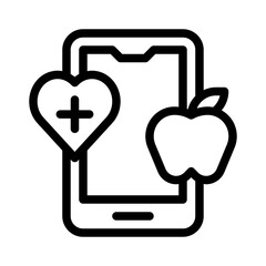 smartphone line icon