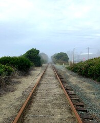 Obraz premium railway in the countryside