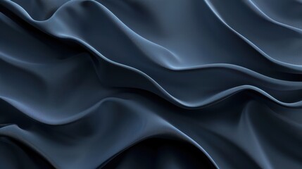 Obraz premium Elegant abstract design featuring a deep black backdrop adorned with subtle dark blue Indigo accents, ideal for minimalist creative wallpaper applications.