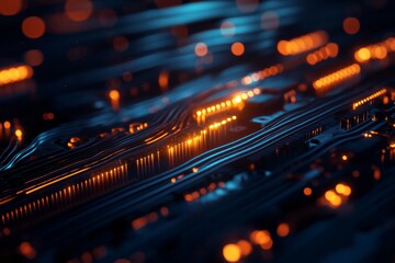 High-Performance Data Center and Network Devices, abstract, technology, data center, network, fiber optic, digital, futuristic, data flow