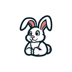 rabbit or bunny icon image vector illustration design
