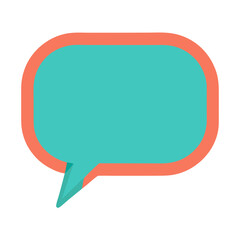 bubble icon vector illustration 